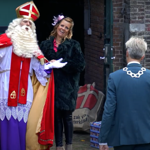 Burgermeester en Sinterklaas