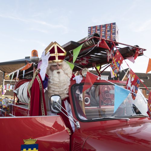 Sinterklaas en de brandweer